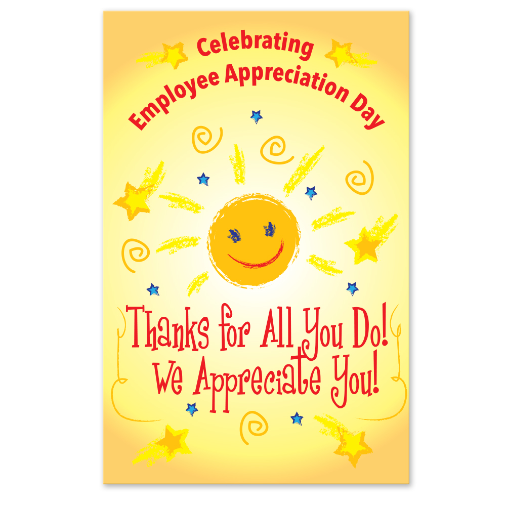 employee appreciation poster