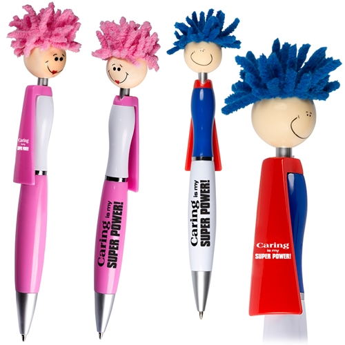 Caring is My Super Power!" MopTopper™ Superhero Pen  