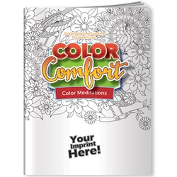 Promotional Awareness Ribbon Adult Coloring Book & 6-Color Pencil Set To-Go  $2.08