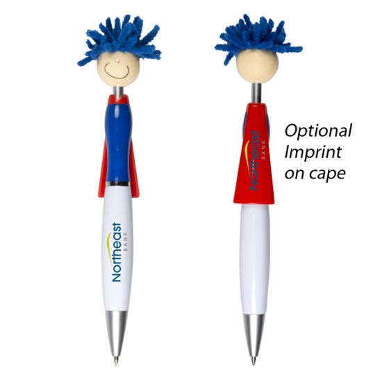 Customer Service Superhero Theme Moptopper Pen
