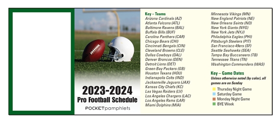 Las Vegas Raiders NFL Calendar 2024