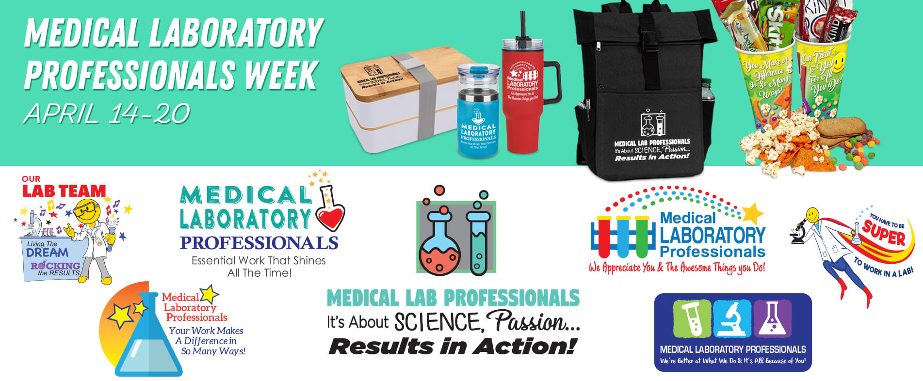Celebrate Medical Laboratory Professionals Week Badge Reel - L122 Celebrate  Medical Laboratory Professionals Week